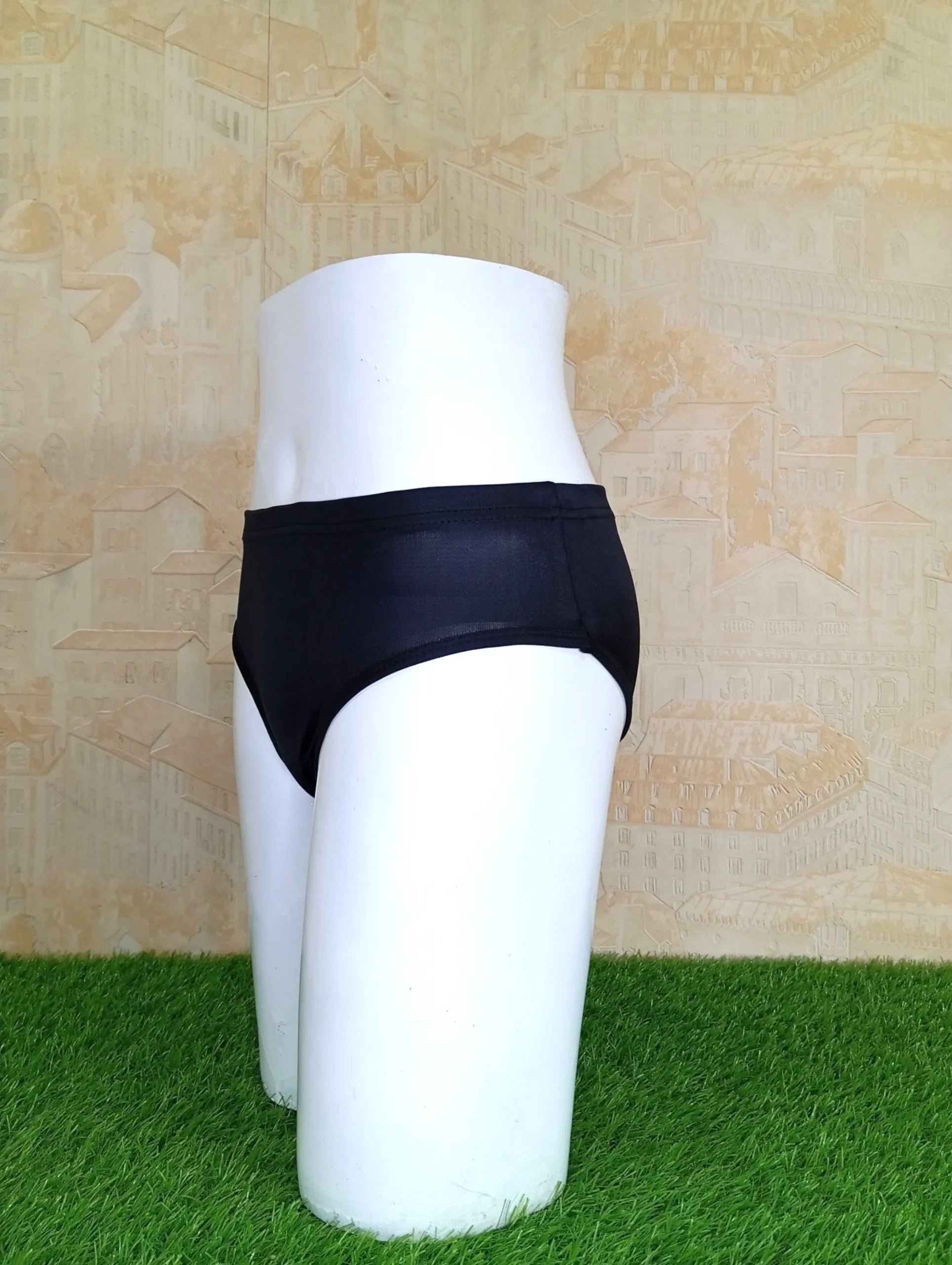 Black Comfortable Casual Ladies Underwear Soft & Breathable-Left