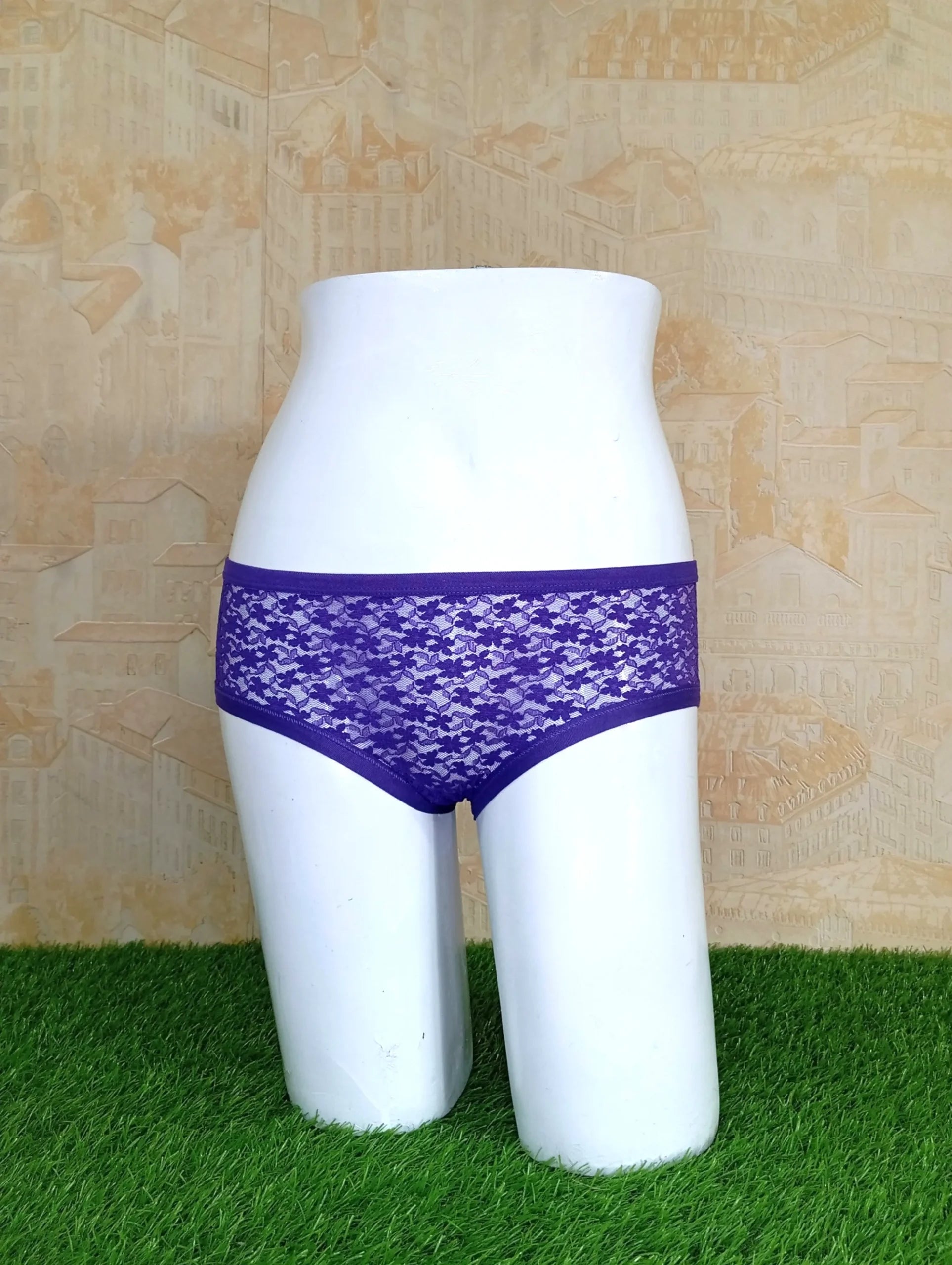 Blue Half Net Front Ladies Underwear Stylish, Soft & Comfortable