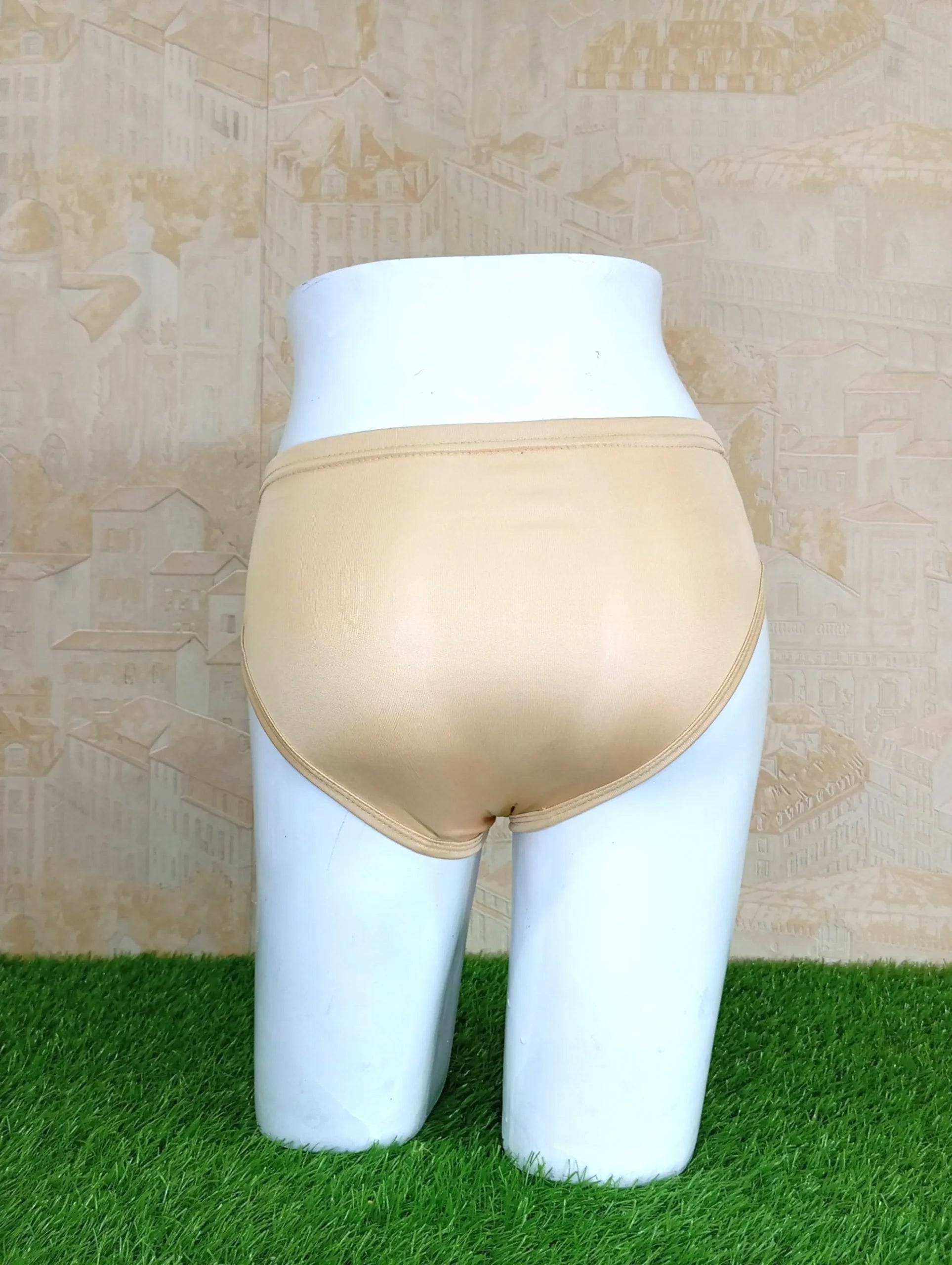 Cream Color Comfortable Casual Ladies Underwear Soft & Breathable-Back