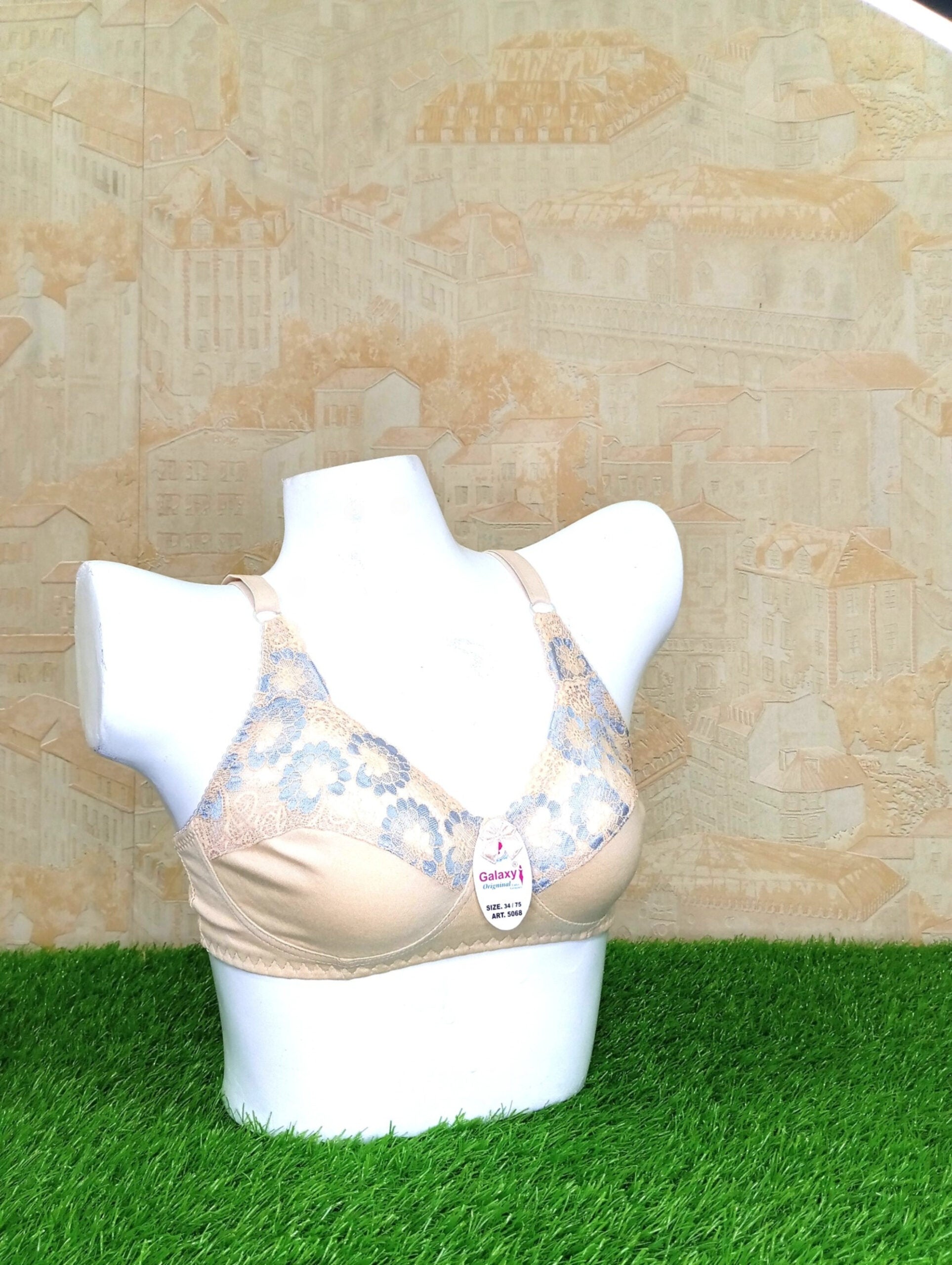 Premium Wild Peach Elegant Non-Padded Bra - Comfortable & Chic Lingerie-Side