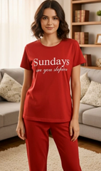 Premium Quality Ladies Sleepwear | T-Shirt Trouser | Pjs
