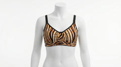 Tiger Print Push-Up Bra | Wild Animal Leopard Style