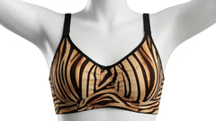 Tiger Print Push-Up Bra | Wild Animal Leopard Style