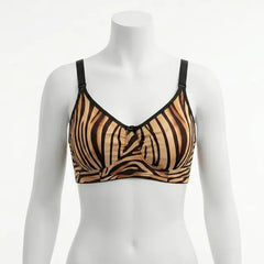 Tiger Print Push-Up Bra | Wild Animal Leopard Style