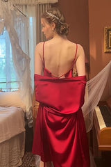 Women's Silk Lace Short Camisole and Gaon 3 Piece