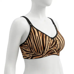 Tiger Print Push-Up Bra | Wild Animal Leopard Style