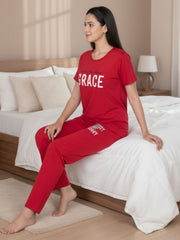 Premium Quality Ladies Sleepwear | T-Shirt Trouser | Pjs