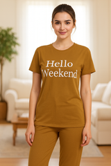 Premium Quality Ladies Sleepwear | T-Shirt Trouser | Pjs