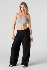 Grey Padded Strapless Bra with Removable Straps