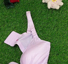 Royal Purple Stone Front Padded Bra with Dazzling Embellishment