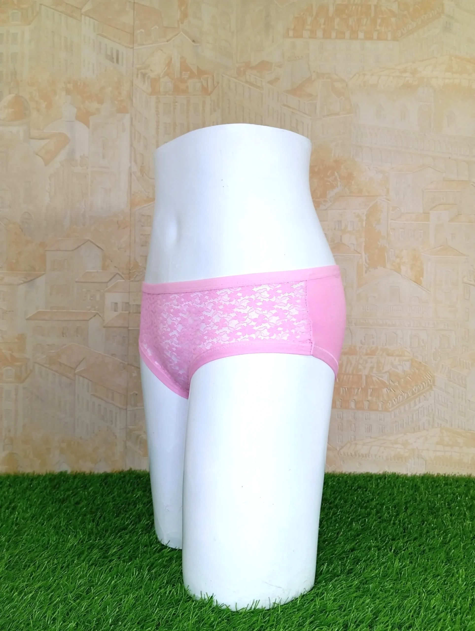 Light Pink Half Net Front Ladies Underwear Elegant, Soft & Comfortable-Right