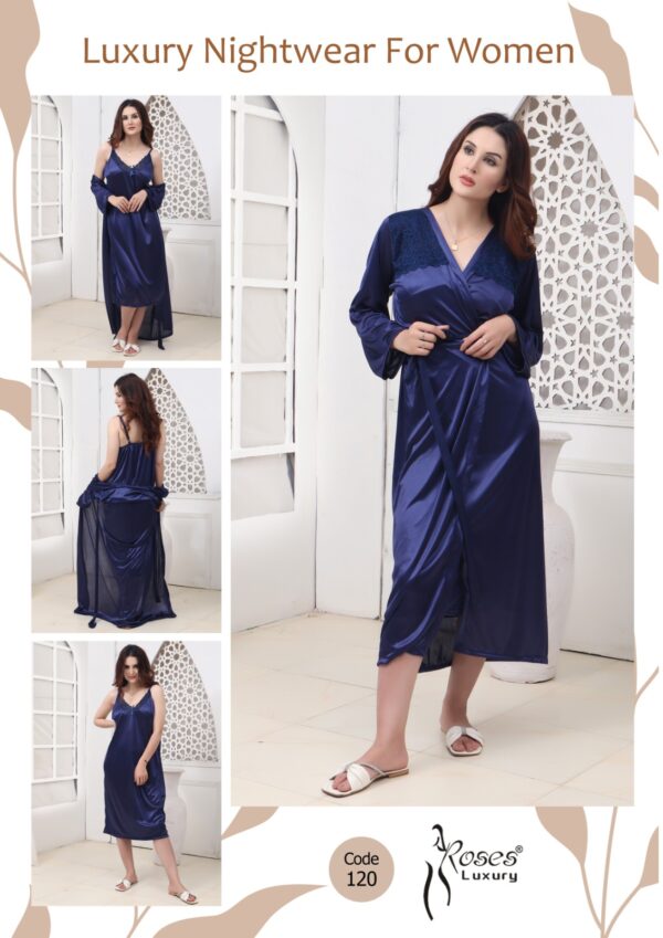 Luxury Nightwear For Women Long Cami with Gown