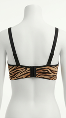 Tiger Print Push-Up Bra | Wild Animal Leopard Style