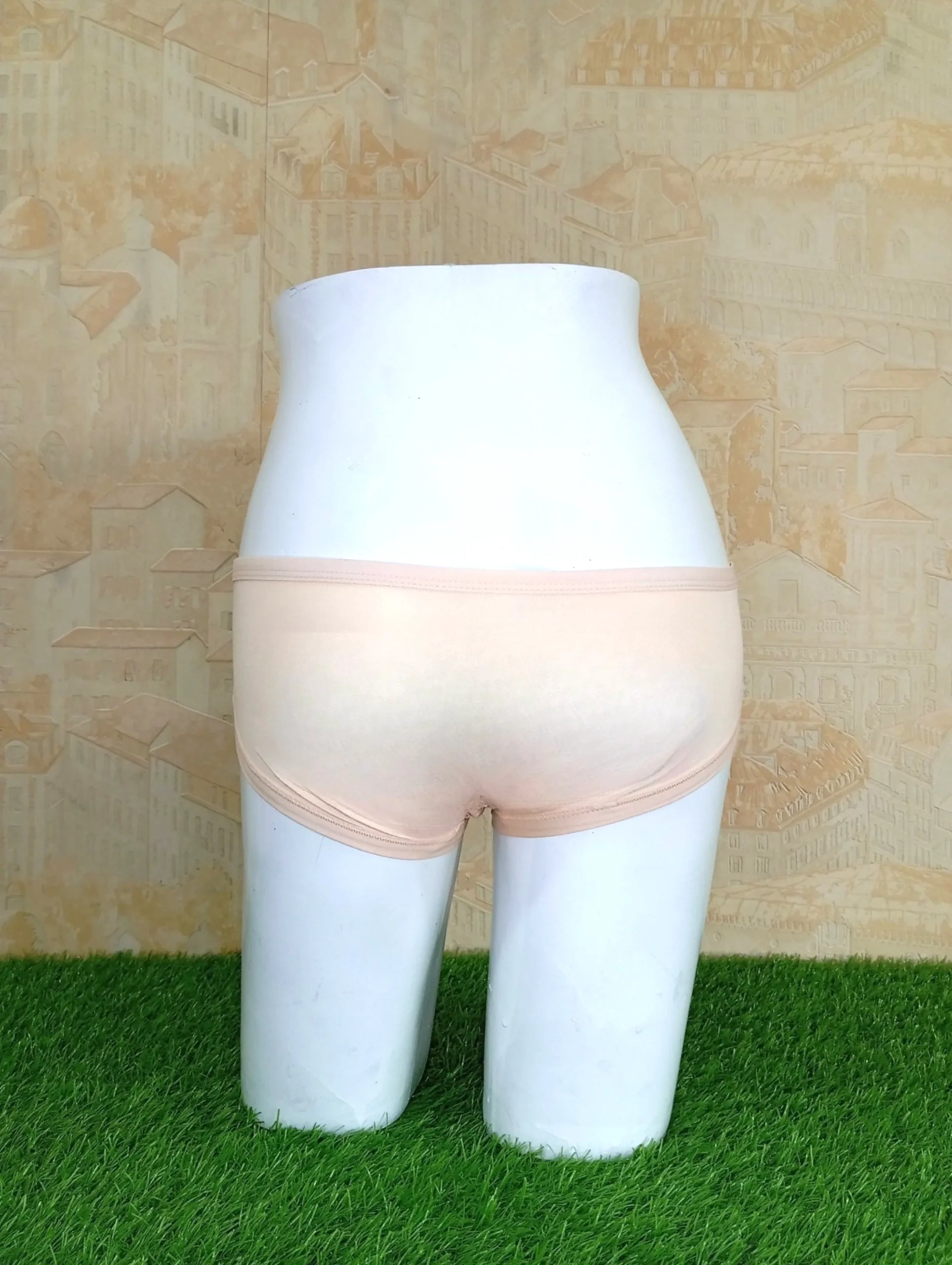 Peach Comfortable Half Net Front Ladies Underwear Soft & Stylish-Back