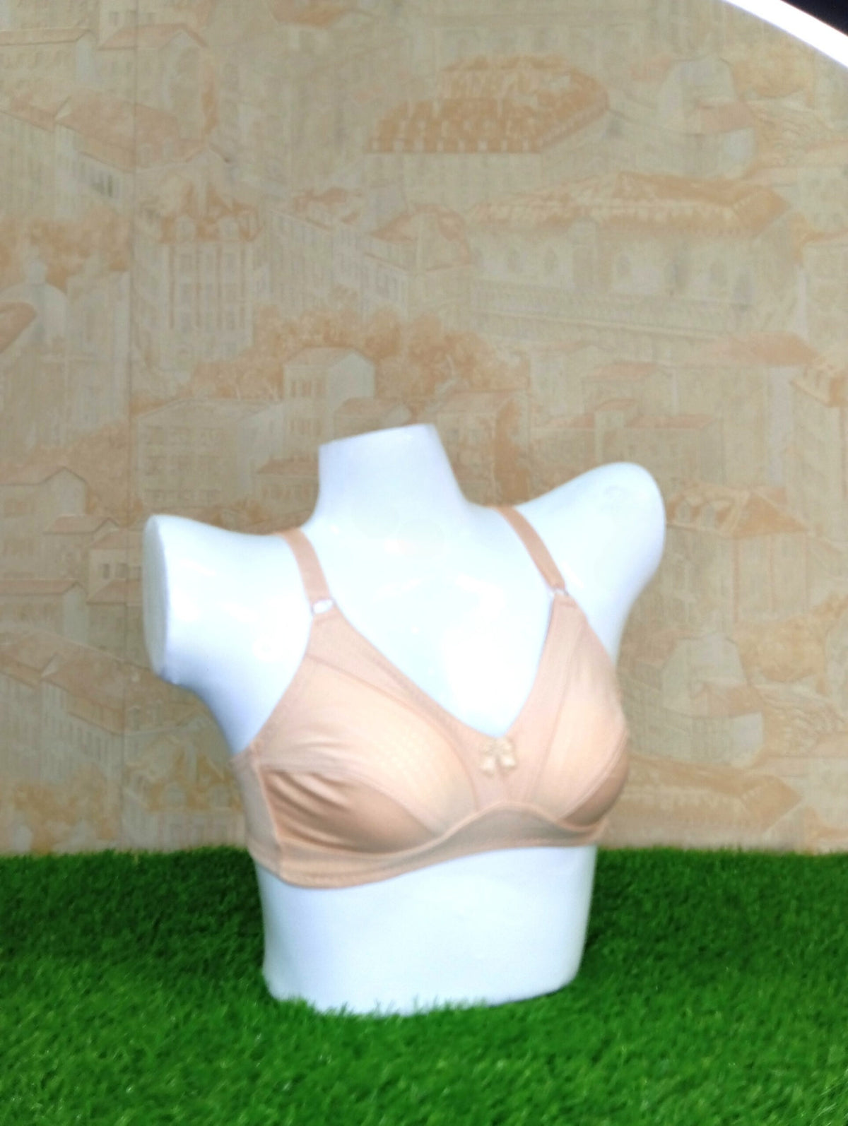 Plain Sexy Non-Padded Light Pinkish Ladies Ful COverage Bra-Right