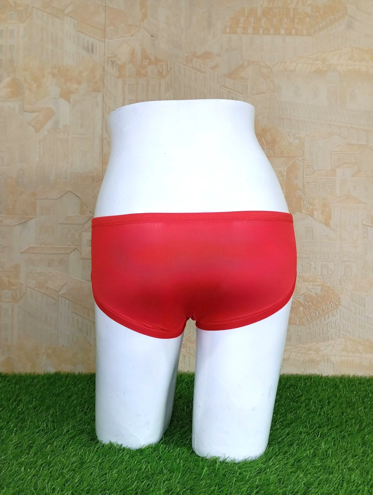 Red Comfortable Half Net Front Ladies Underwear Stylish & Soft-Back