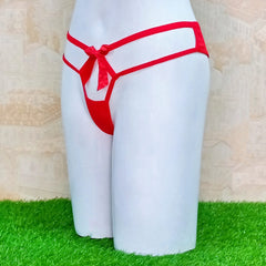 Sexy Red Girls T Panty - Hot Thong Ladies Intimacy Underwear-Front Side