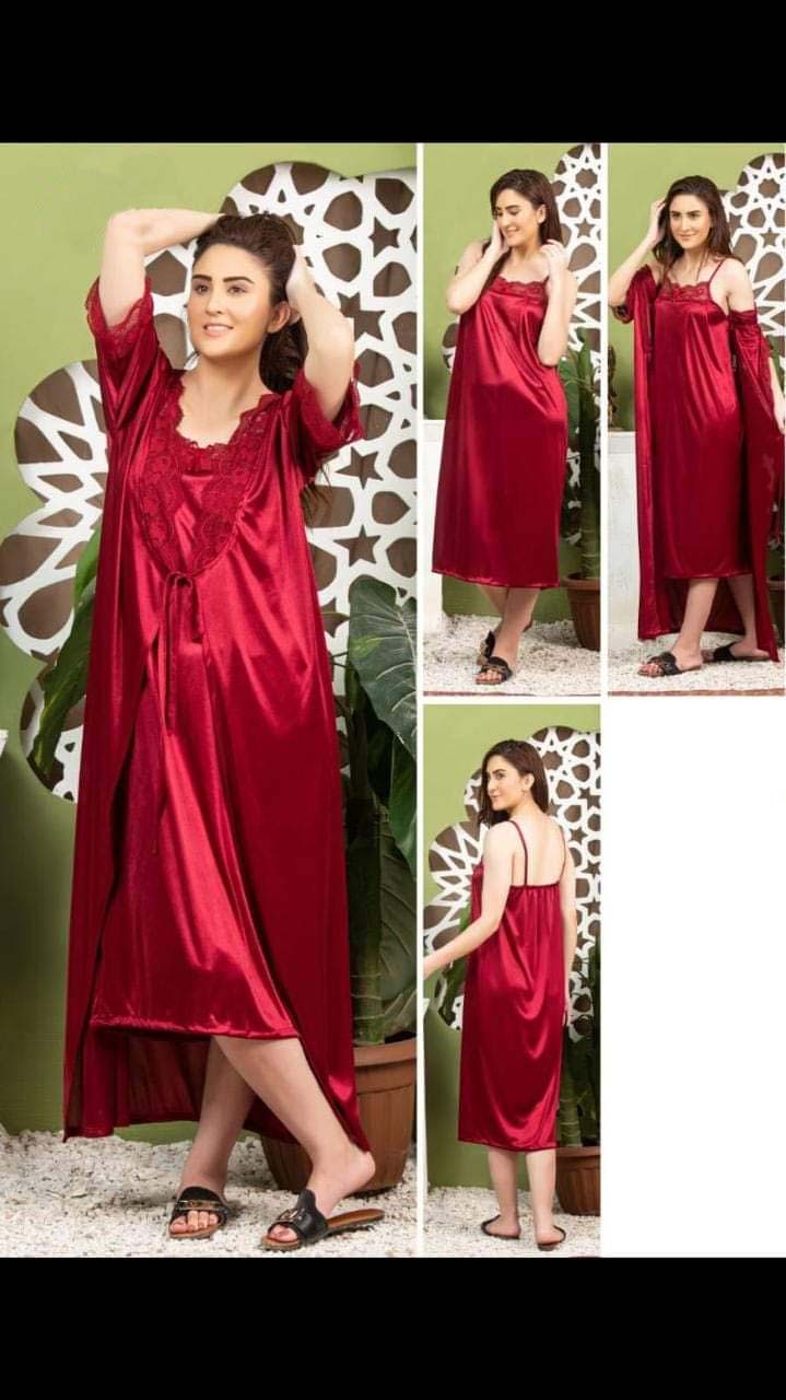 Luxurious 2-Piece Silk Sleepwear Set