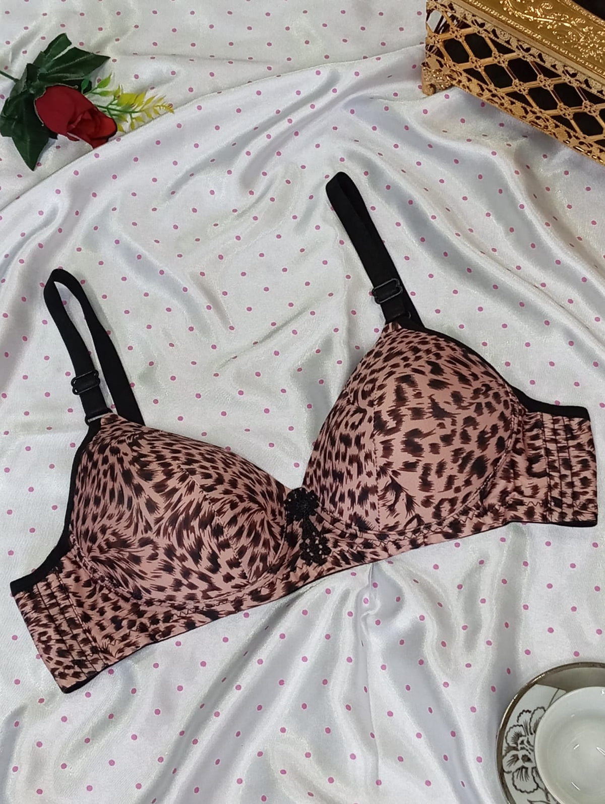 Light Brown Cheetah Print Padded Bra – Fierce & Flawless