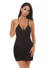 Bold & Allure Bold Black Skirt Lace Nighty